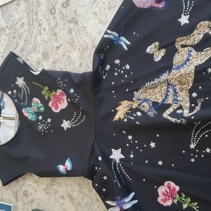 NWT Rhinestone studded party dress